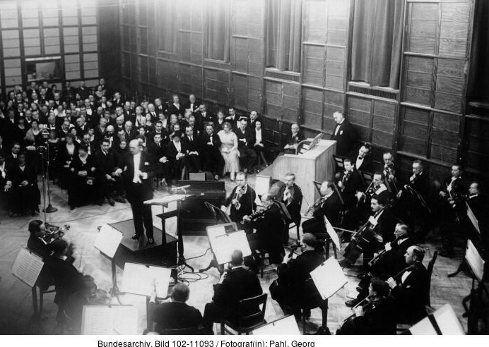 Das Große Funk-Orchester, Eröffnung des neuen Funkhauses Berlin, Bruno Seidler-Winkler,