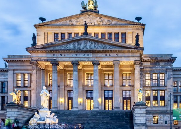 Die Philharmonie ist das Konzerthaus Berlin sind die Spielorte des RSB